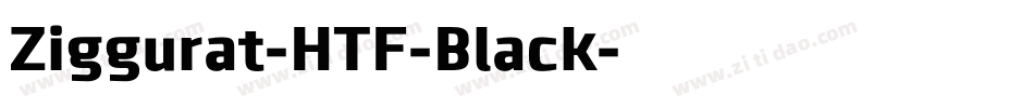Ziggurat-HTF-Black字体转换