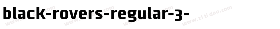 black-rovers-regular-3字体转换