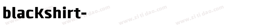 blackshirt字体转换