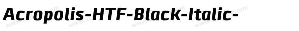 Acropolis-HTF-Black-Italic字体转换