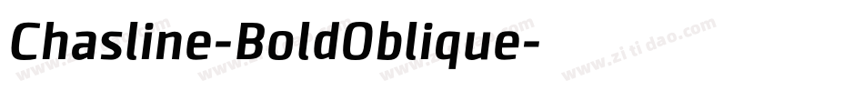 Chasline-BoldOblique字体转换