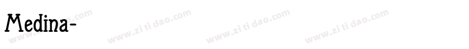 Medina字体转换