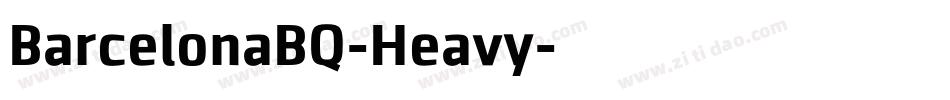 BarcelonaBQ-Heavy字体转换