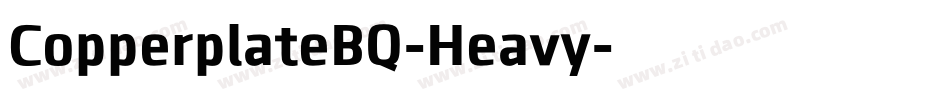 CopperplateBQ-Heavy字体转换