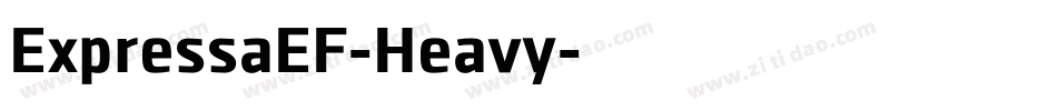 ExpressaEF-Heavy字体转换