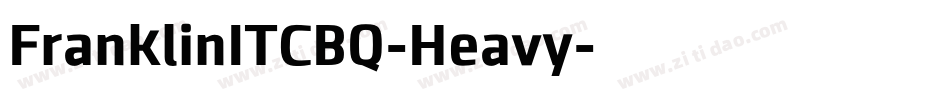 FranklinITCBQ-Heavy字体转换