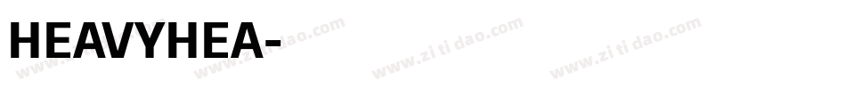 HEAVYHEA字体转换