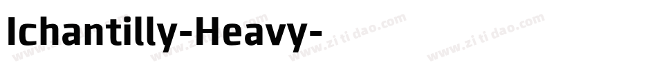 Ichantilly-Heavy字体转换