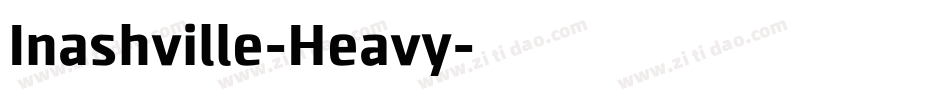 Inashville-Heavy字体转换