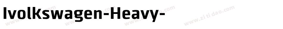 Ivolkswagen-Heavy字体转换
