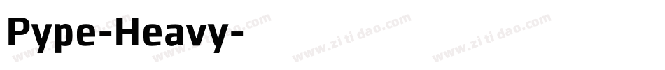 Pype-Heavy字体转换