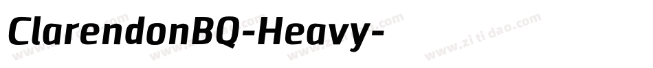 ClarendonBQ-Heavy字体转换