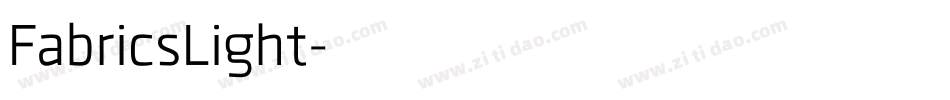 FabricsLight字体转换