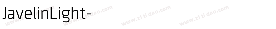 JavelinLight字体转换 JavelinLight字体转换