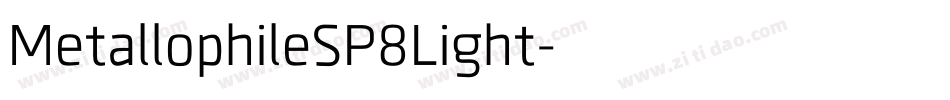 MetallophileSP8Light字体转换