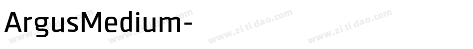 ArgusMedium字体转换