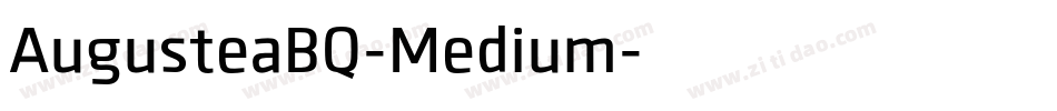 AugusteaBQ-Medium字体转换