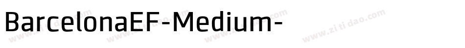 BarcelonaEF-Medium字体转换