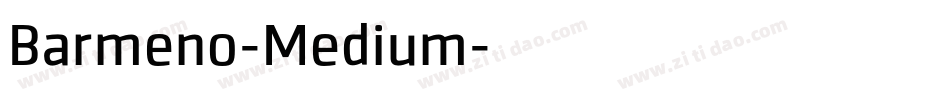 Barmeno-Medium字体转换