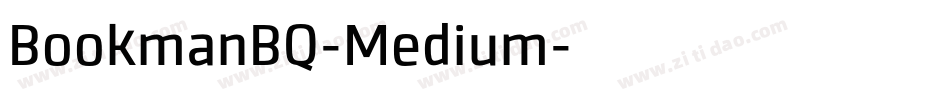 BookmanBQ-Medium字体转换