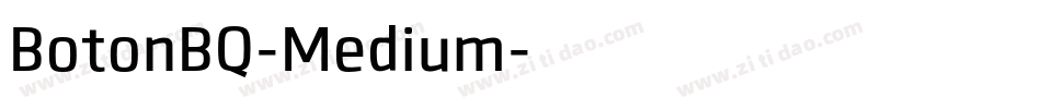 BotonBQ-Medium字体转换