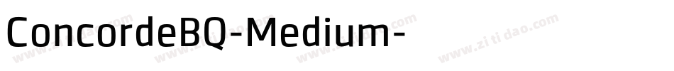 ConcordeBQ-Medium字体转换