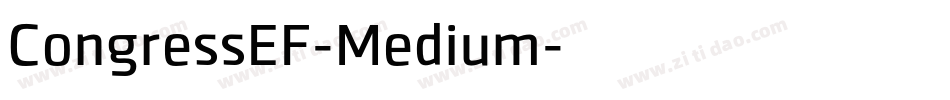 CongressEF-Medium字体转换