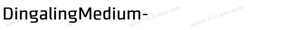 DingalingMedium字体转换