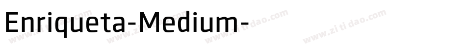 Enriqueta-Medium字体转换