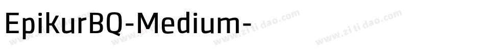 EpikurBQ-Medium字体转换