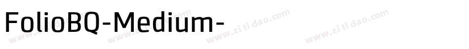 FolioBQ-Medium字体转换