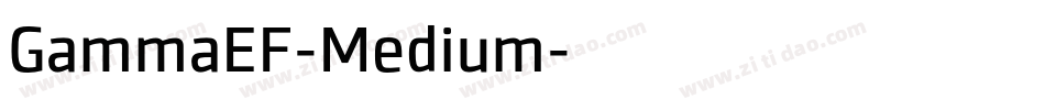 GammaEF-Medium字体转换