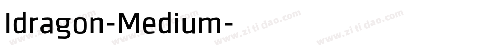 Idragon-Medium字体转换