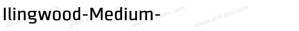 Ilingwood-Medium字体转换