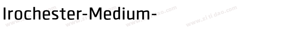 Irochester-Medium字体转换