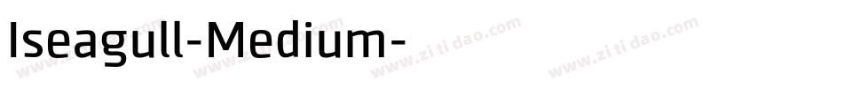 Iseagull-Medium字体转换
