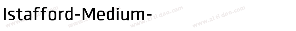 Istafford-Medium字体转换