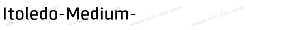 Itoledo-Medium字体转换