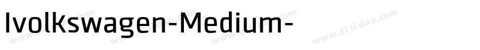 Ivolkswagen-Medium字体转换