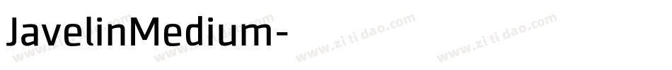 JavelinMedium字体转换