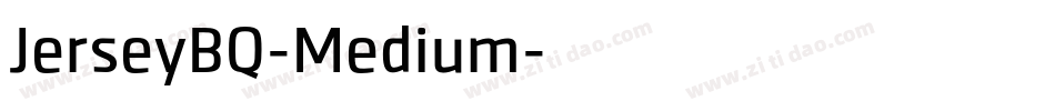 JerseyBQ-Medium字体转换