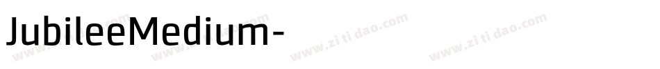 JubileeMedium字体转换