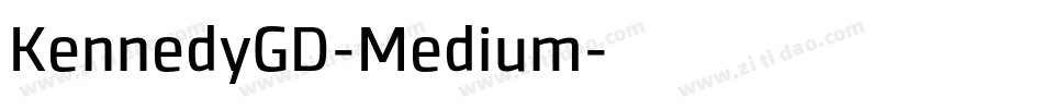 KennedyGD-Medium字体转换