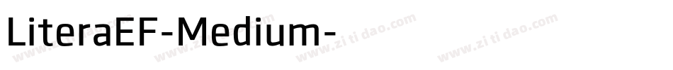 LiteraEF-Medium字体转换