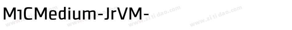 M1CMedium-JrVM字体转换
