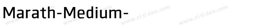 Marath-Medium字体转换