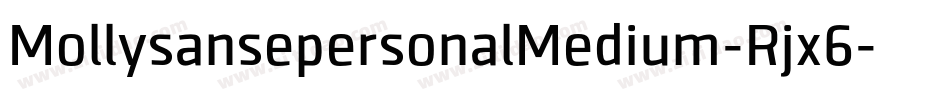 MollysansepersonalMedium-Rjx6字体转换