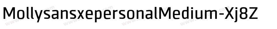 MollysansxepersonalMedium-Xj8Z字体转换