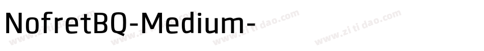 NofretBQ-Medium字体转换