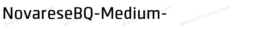 NovareseBQ-Medium字体转换
